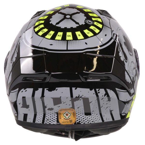 Airoh Valor Full Face Helmet - Akuna Yellow Gloss - XS - Image 5