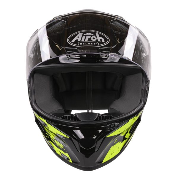 Airoh Valor Full Face Helmet - Akuna Yellow Gloss - XS - Image 9