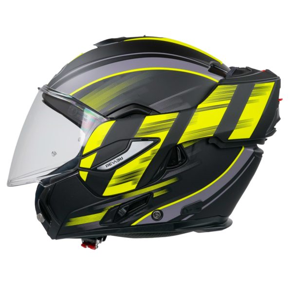 Airoh Rev19 Flip Helmet - Ikon Yellow Matt - S - Image 7