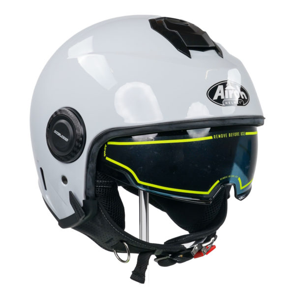 Airoh Helios Jet Helmet - Color Concrete Grey Gloss - M - Image 14