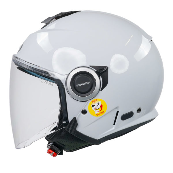 Airoh Helios Jet Helmet - Color Concrete Grey Gloss - M - Image 3