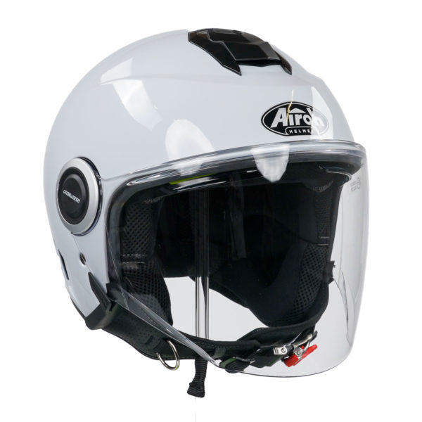 Airoh Helios Jet Helmet - Color Concrete Grey Gloss - M - Image 8