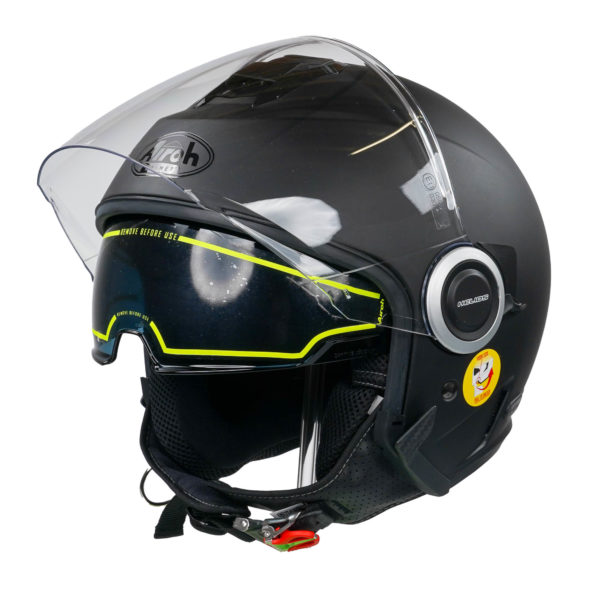 Airoh Helios Jet Helmet - Color Black Matt - M - Image 10