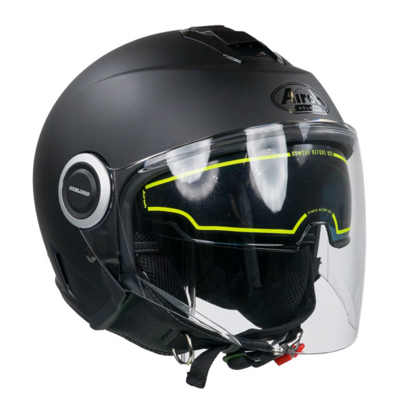 Airoh Helios Jet Helmet - Color Black Matt - M - Image 11