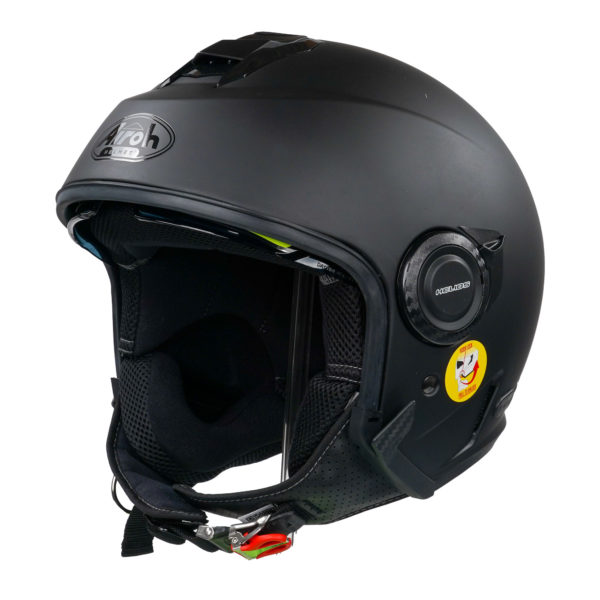 Airoh Helios Jet Helmet - Color Black Matt - M - Image 13