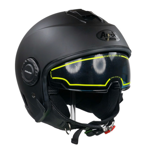 Airoh Helios Jet Helmet - Color Black Matt - M - Image 14