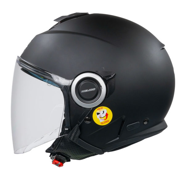 Airoh Helios Jet Helmet - Color Black Matt - M - Image 3