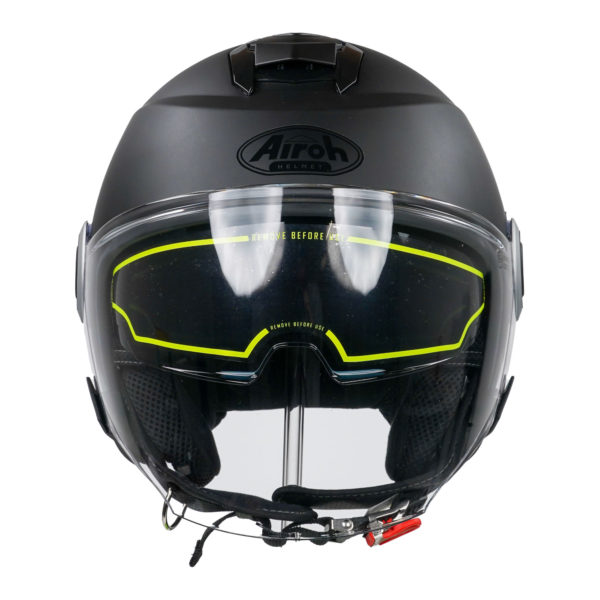 Airoh Helios Jet Helmet - Color Black Matt - M - Image 9