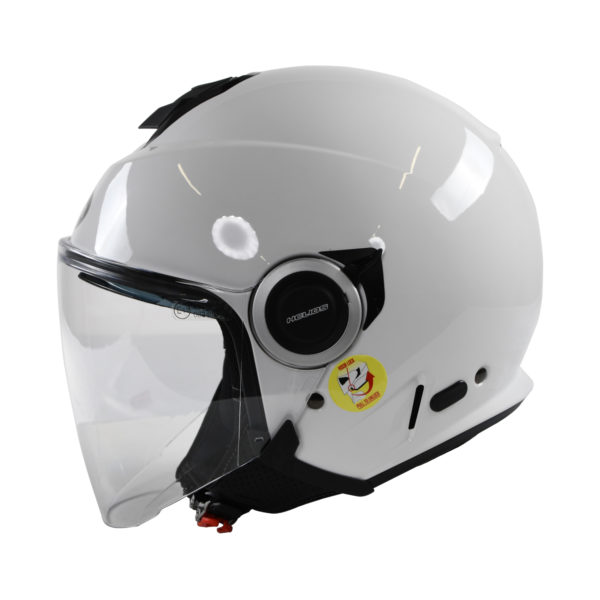 Airoh Helios Jet Helmet - Color White Gloss - L - Image 6