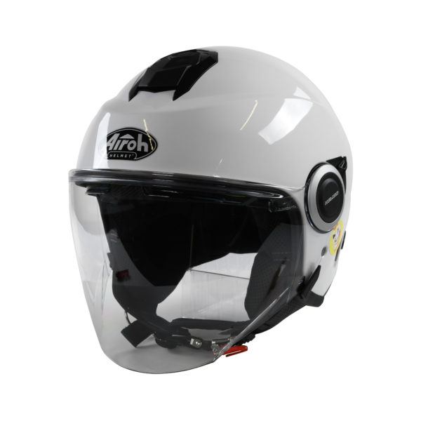 Airoh Helios Jet Helmet - Color White Gloss - L - Image 7