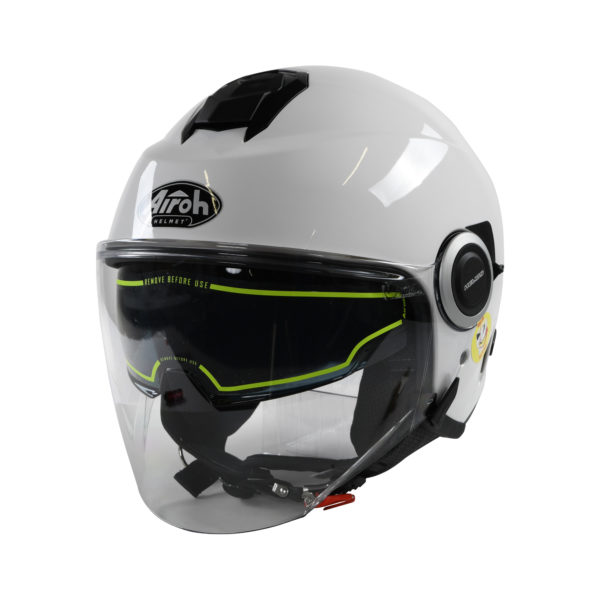 Airoh Helios Jet Helmet - Color White Gloss - L - Image 8