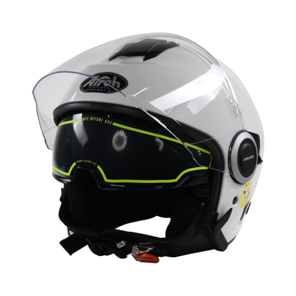 Airoh Helios Jet Helmet - Color White Gloss - L - Image 9