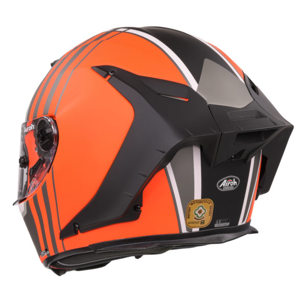 Airoh GP550S Full Face Helmet - SKYLINE ORANGE MATT (Large) - Image 4