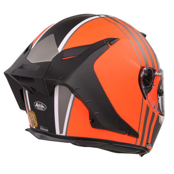Airoh GP550S Full Face Helmet - SKYLINE ORANGE MATT (Large) - Image 6