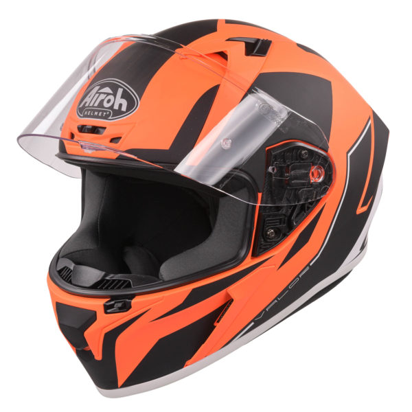 Airoh Valor Full Face Helmet - Matt WINGS ORANGE (Small) - Image 10