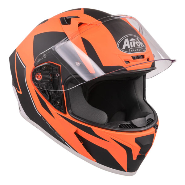 Airoh Valor Full Face Helmet - Matt WINGS ORANGE (Small) - Image 13