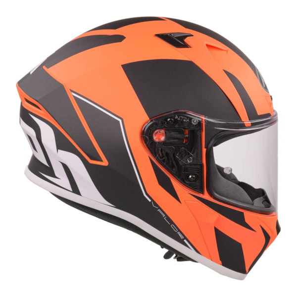 Airoh Valor Full Face Helmet - Matt WINGS ORANGE (Small) - Image 14