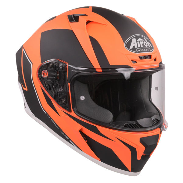 Airoh Valor Full Face Helmet - Matt WINGS ORANGE (Small) - Image 8
