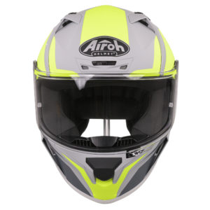 Airoh Valor Full Face Helmet – Matt WINGS FLURO YELLOW (Large)
