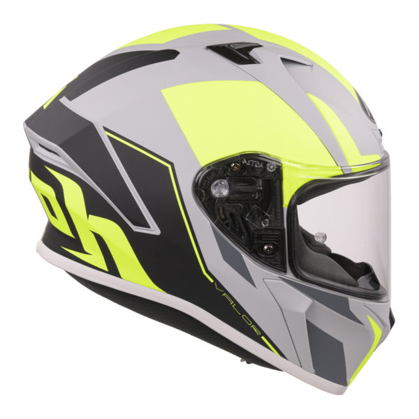 Airoh Valor Full Face Helmet - Matt WINGS FLURO YELLOW (Large) - Image 14
