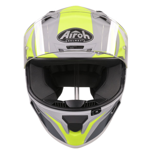 Airoh Valor Full Face Helmet - Matt WINGS FLURO YELLOW (Large) - Image 9