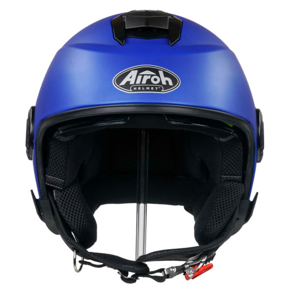 Airoh Helios Urban Jet Helmet - Matt Blue (Medium) - Image 12