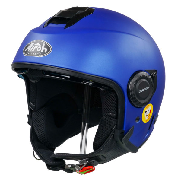 Airoh Helios Urban Jet Helmet - Matt Blue (Medium) - Image 13