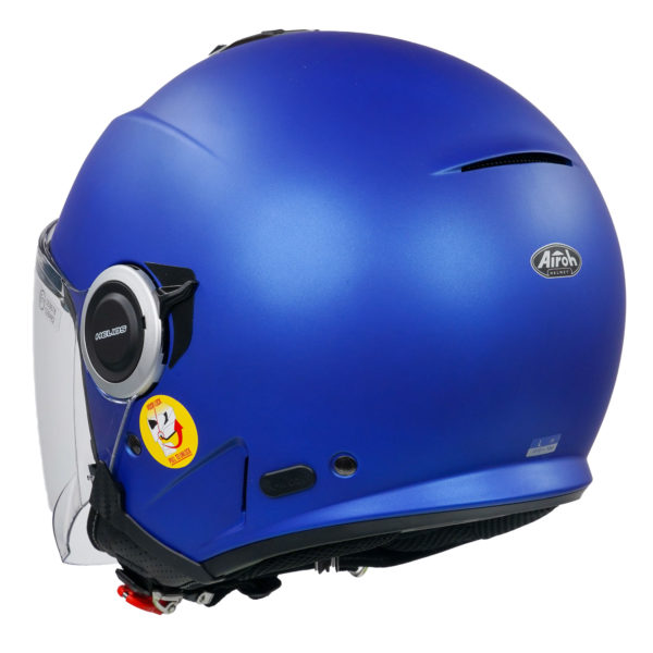 Airoh Helios Urban Jet Helmet - Matt Blue (Medium) - Image 4