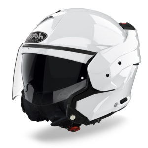 Airoh Mathisse Flip Front Helmet (Gloss White) – LARGE