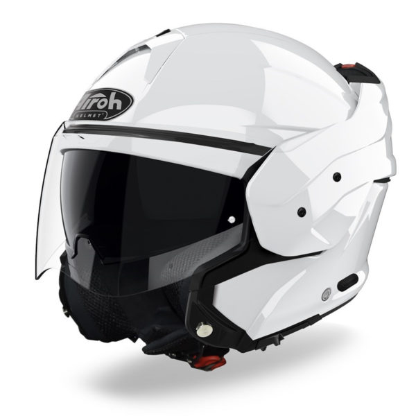 Airoh Mathisse Flip Front Helmet (Gloss White) - LARGE