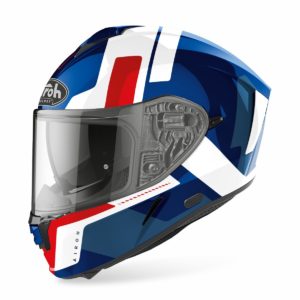 Airoh Spark ‘Shogun’ Helmet – Blue/Red Gloss – Large