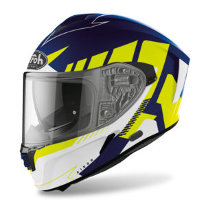 Airoh Spark Rise Blue/Yellow Matt Large