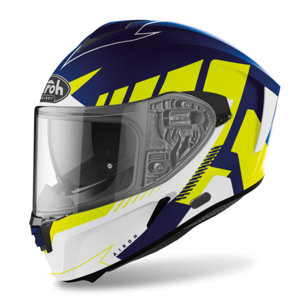 Airoh Spark Rise Blue/Yellow Matt Large
