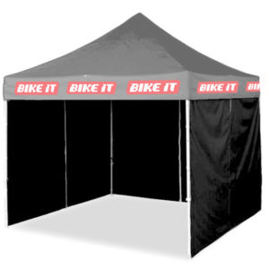4 x Side Walls For Bike It Easy-Up Canopy – Black