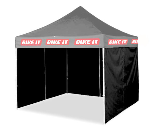 4 x Side Walls For Bike It Easy-Up Canopy - Black