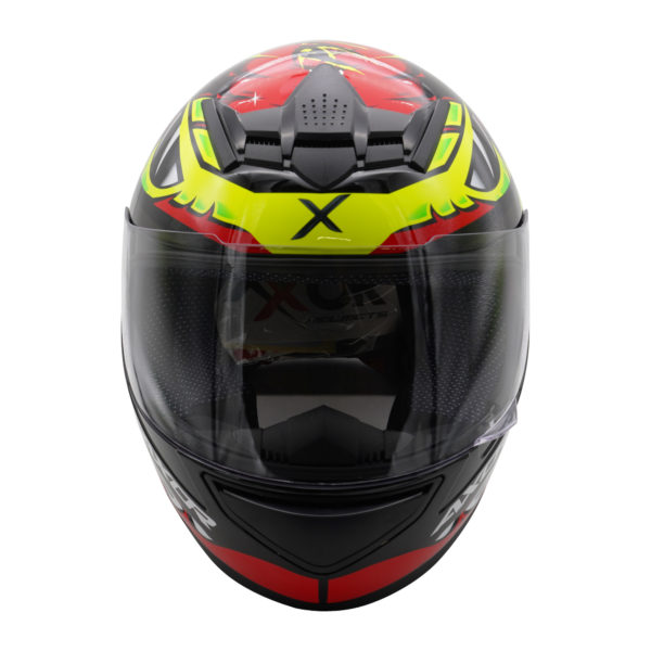 Axor Helmet Rage Full Face - Python Red Yellow Black Gloss - Large - Image 3