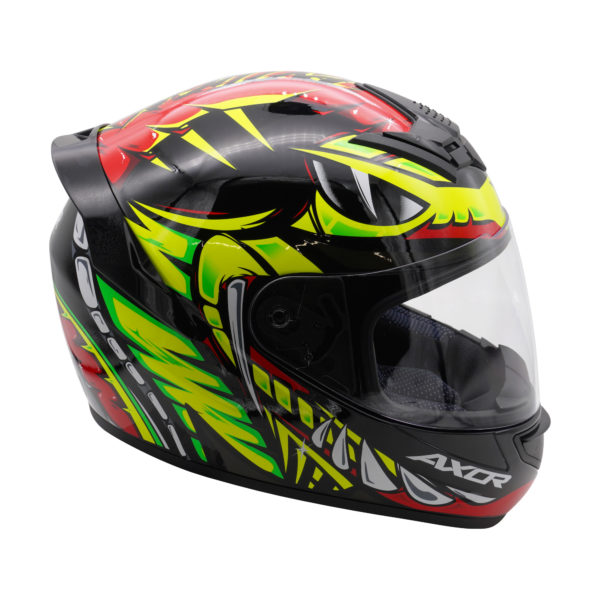Axor Helmet Rage Full Face - Python Red Yellow Black Gloss - Large - Image 5