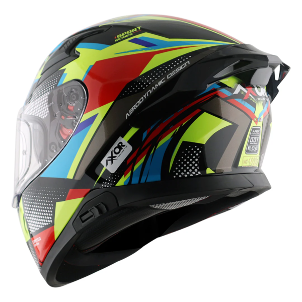 Axor Apex Full Face Helmet - Vivid Graphic - Large - Image 9