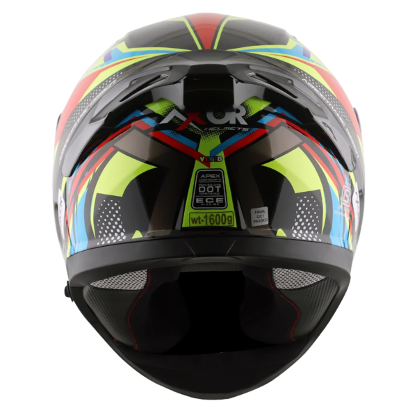 Axor Apex Full Face Helmet - Vivid Graphic - Large - Image 6