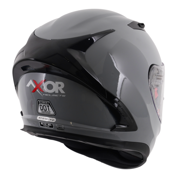 Axor Helmet Street Full Face - Solid Gloss Nardo Grey - Large - Image 10