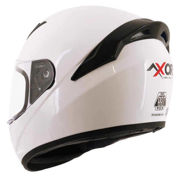 Axor Rage Full Face Helmet - Gloss White - Medium - Image 3