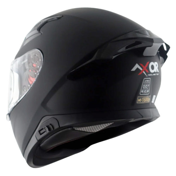 Axor Apex Full Face Helmet - Matt Black - Large - Image 9