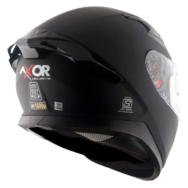 Axor Apex Full Face Helmet - Matt Black - Large - Image 11