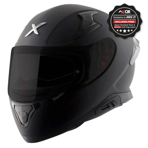 Axor Apex Full Face Helmet - Matt Black - Large - Image 7