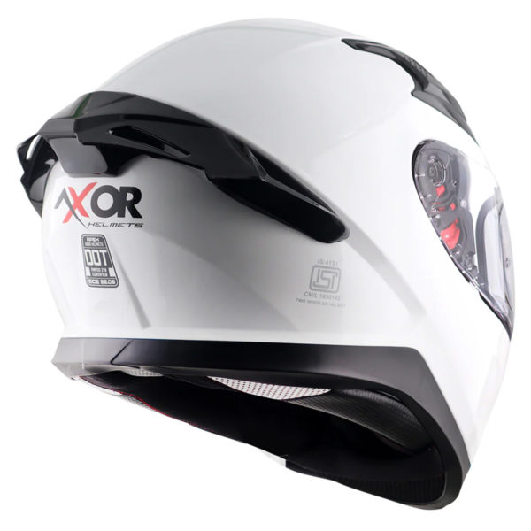 Axor Apex Full Face Helmet - Gloss White - Large - Image 11