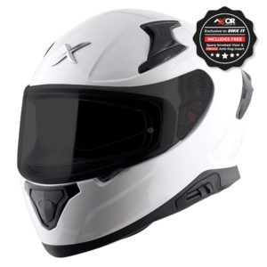 Axor Apex Full Face Helmet – Gloss White – Large