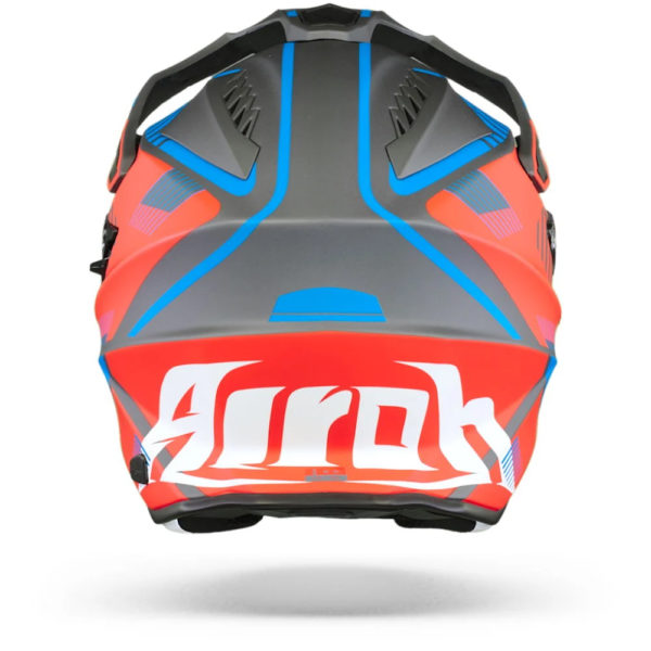 Airoh Commander Adventure Helmet - 'Boost' Red Blue Matt - LARGE - Image 12