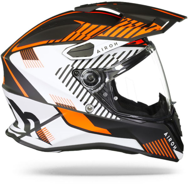 Airoh Commander Adventure Helmet - 'Boost Orange' (Matt) - LARGE - Image 6