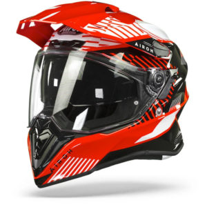 Airoh Commander Adventure Helmet – ‘Boost Red’ (Gloss) – LARGE