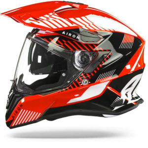 Airoh Commander Adventure Helmet – ‘Boost Red’ (Gloss) – LARGE